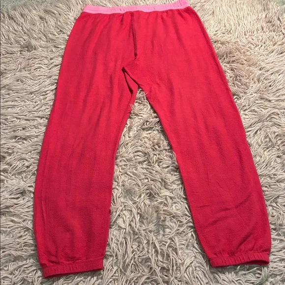 Z Supply Ellie Color Block Brushed Cotton Loungewear Pants and Shirt Set